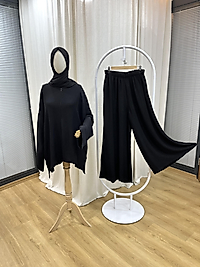 Bambu Börümcük İkili Takım / Geniş Kol - Pantolonlu