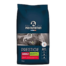 Pro Nutrition Prestige Multi Kümes Hayvanlı Yetişkin Kedi Maması 10 Kg