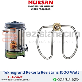 Teknogrand Çay Makinesi Standart 2000 Watt Rezistans