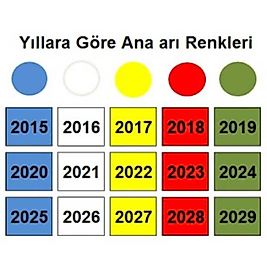 Lega Ana Arı İşaretleme Boyası, Mavi