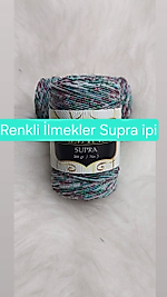 Supra İpi Ebruli Sİmli Düz Renkler 200gr