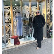 Kadife görünümlü mont