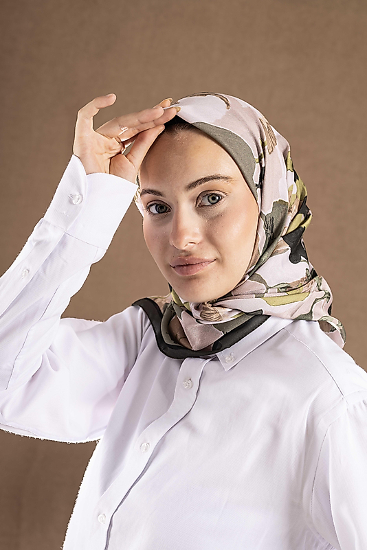 DECODE EŞARP ÇİÇEK DESEN