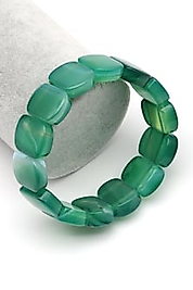 Akik Doğal Taş Bileklik  14 x 20 Roleks Bileklik