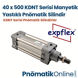 Expflex KDNT 40x500 Manyetik Yastıklı Pnömatik Silindir