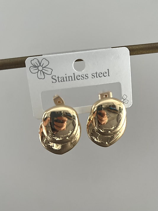 Çelik 2’li Plaka Küpe