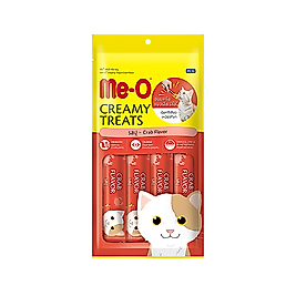 Me-O Creamy Yengeçli ve Ton Balıklı Kedi Ödülü (4 x 15 g)