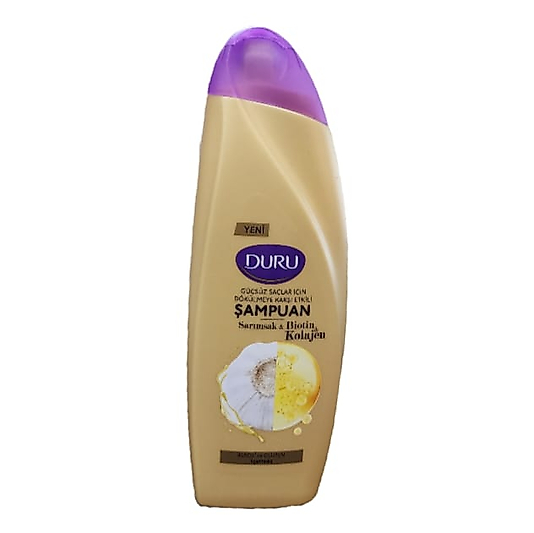 DURU SARIMSAK&BİOTİN&KOLAJEN ŞAMPUAN 500 ML