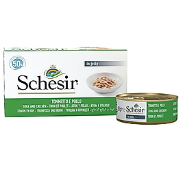 Schesir Tam ve Dengeli Ton Balığı Kedi Konservesi 50g