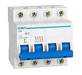Chint eB Serisi / 4 Kutuplu 4,5kA / C tipi 20A Otomatik Sigorta 186539