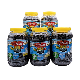 Orta Boy Siyah Zeytin Orta Tuzlu 2 Kg X 5 Adet= 10 Kg