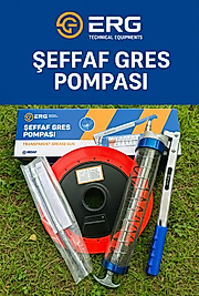Seffaf Gres Pompa Metal Kapak
