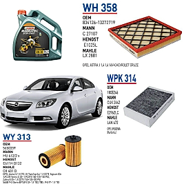 OPEL Insignia 1.4 Turbo ecoFLEX - kw 103 - 140 hp Yağ Bakım Seti