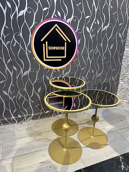 MAT GOLD KÜRE ZİGON BRONZ AYNA