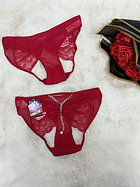 Dantel Detaylı Fantazi  İncili Külot 5577