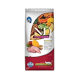 N&D Tropical Selection Tavuk Etli Kısırlaştırılmış Yetişkin Kedi Maması 10 kg