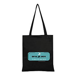 Musab Bin Umeyr Baskılı Ham Bez Sırt Çantası %100 Pamuk