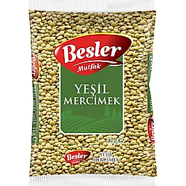 Besler Mutfak Yeşil Mercimek 1 kg