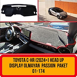 Toyota C - Hr 2024+ Head Up Display Olmayan Passion X Full Paket Konsol Torpido A3D Koruma
