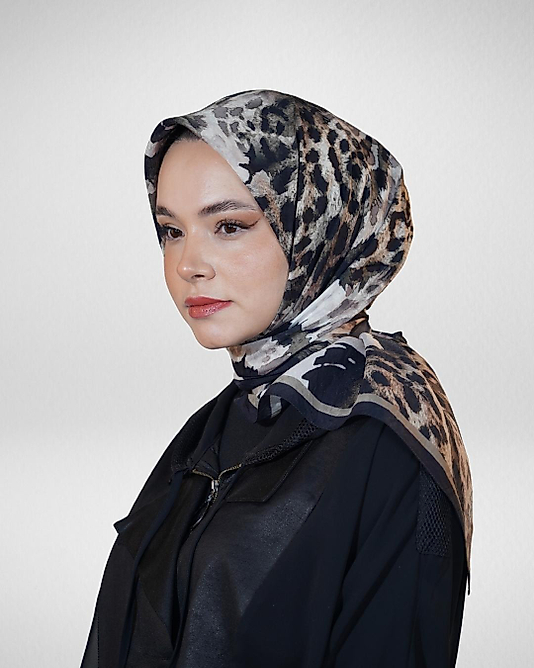 Spring Eşarp Leopar Yeni Desen-2