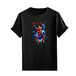 90'lar Çizgi Film Karakteri Spider Man Baskılı Oversize Unisex Tişört