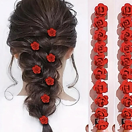 Gül Model Saç Yüzüğü