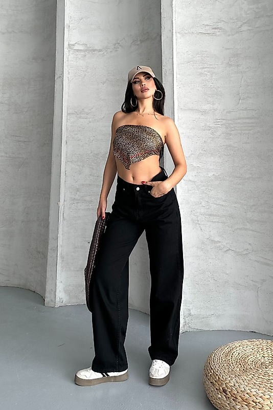 SİYAH STRAİGHT PALAZZO JEAN