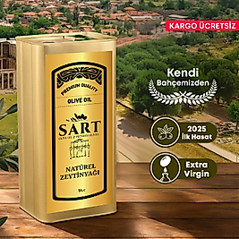 İlk Hasat Extra Virgin Naturel Sızma Zeytinyağı - 5 LT Teneke