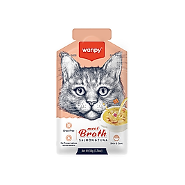 Wanpy Somon ve Ton Balığı Eti Çorbası (50 g)