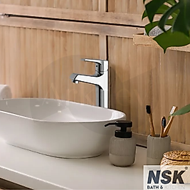 NSK Visia Plus Yüksek Çanak Lavabo Bataryası - Krom N3012702