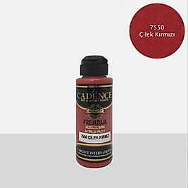 PREMİUM AKRİLİK BOYA ÇİLEK KIRMIZI 70 ML. - 7550