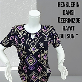 desenli bluz