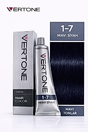 VERTONE SAÇ BOYASI 60 ML. (1-7 MAVİ SİYAH)