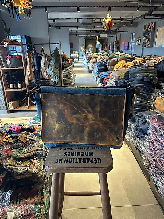 OLD COTTON CARGO BOİSE COMPUTER BAG 7171 GDS