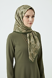 Spring Eşarp Tarihi Çiçek Desen