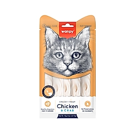 Wanpy Kremalı Tavuk ve Yengeçli Kedi Ödül Maması 5 Adet 14 gr