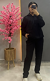 Siyah Oversize Takım