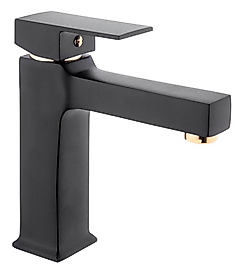 KARE SİYAH GOLD LAVABO BATARYASI MODELLERİ