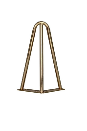 Mil Mobilya Ayağı Metal 15 Cm Gold