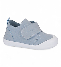 Vippu Unisex Bebek Ortopedik Kaymaz Taban Rahat Günlük Şık Mavi İlk Adım Ayakkabısı&Sneaker
