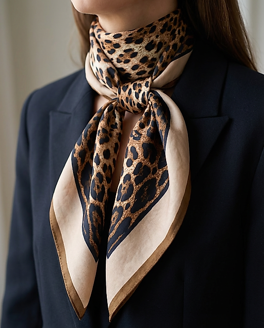 Spring Eşarp Leopar Yeni Desen