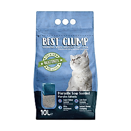 Best Clump Marsilya Sabunlu İnce Taneli Bentonit 10 lt Kedi Kumu