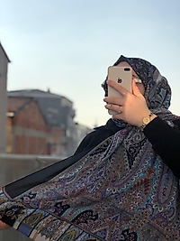 Etnik desen soft pamuk şal