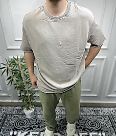 Oversize T-Shirt - Bej