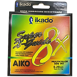 İkado Aıko 0,20 mm 300 m 24,10 Kg Çekerli 8X Multicolor İp Misina