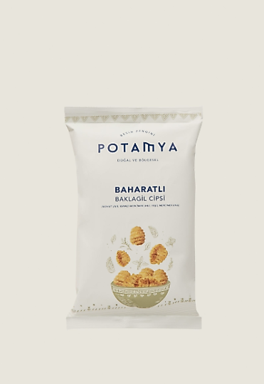 Potamya Baharatlı Baklagil Cipsi 50 Gr