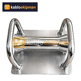 Düz Tip Sac Ayaklı Kablo Makarası (Metal ve Geniş Tip)