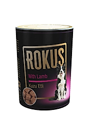 Rokus Kuzu Etli Yetişkin Köpek Konservesi 410 gr