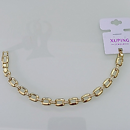 Xuping 14K Dikdörtgen Taşlı Bileklik