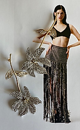 Gala Çiçeği Özel Tasarım Küpe